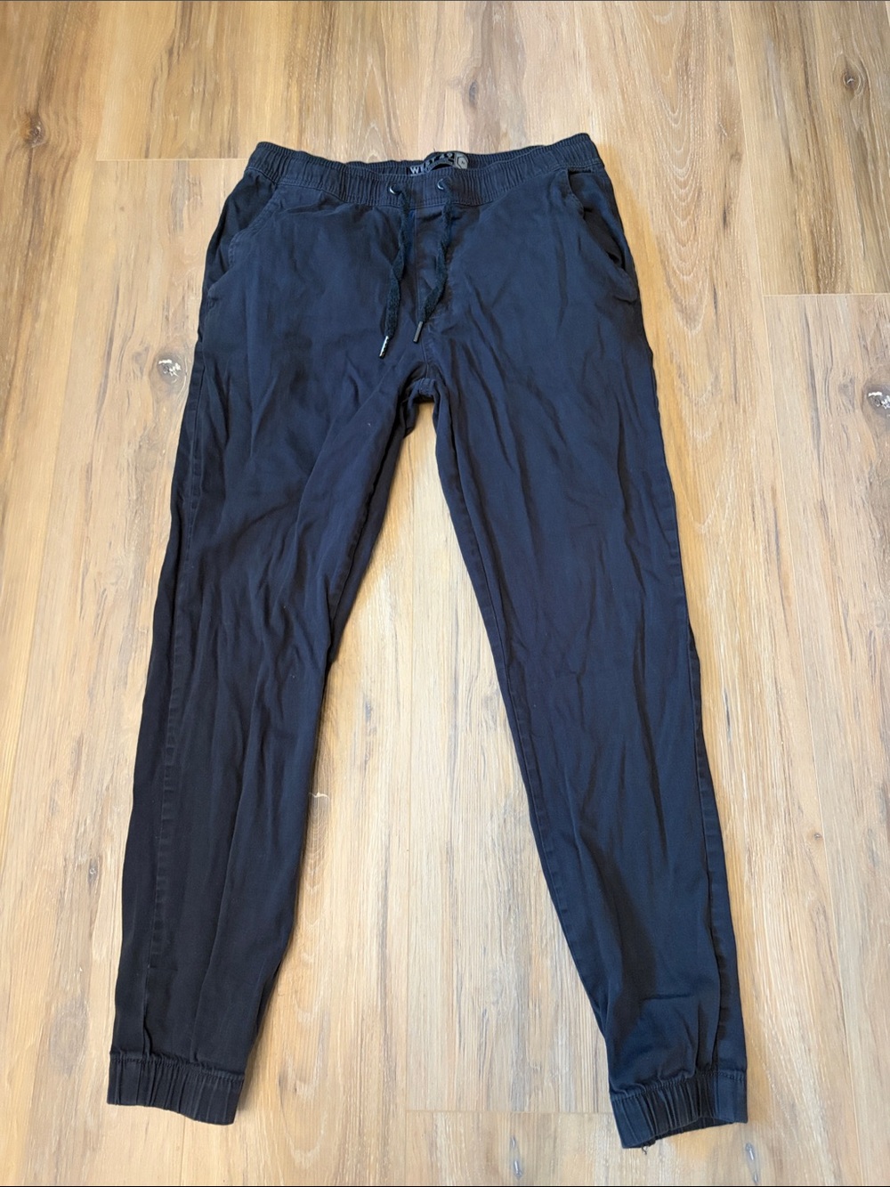 Men's Classic Black Drawstring Joggers